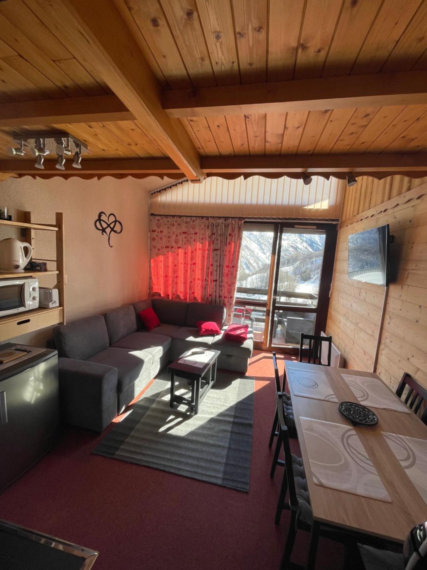 Appartement Plein Sud Cosy 6 Personnes Tres Bien Equipe ,Vue Splendide, Terrasse, Spacieux,Bien Situe, Randonnees,Ski Saint-Sorlin-d'Arves Ngoại thất bức ảnh